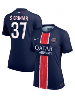 Paris Saint-Germain Milan Skriniar #37 Zenski Domaci Dres 2024-25 Kratak Rukavima